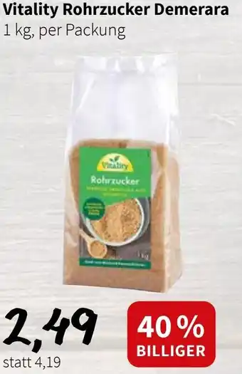Der Grissemann Vitality Rohrzucker Demerara Angebot
