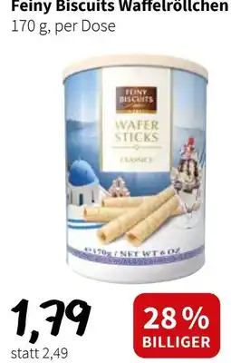 Der Grissemann Feiny Biscuits Waffelröllchen Angebot
