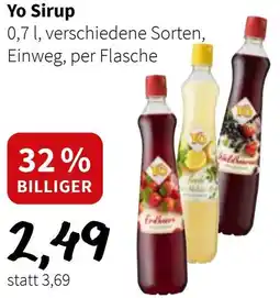 Der Grissemann Yo Sirup Angebot