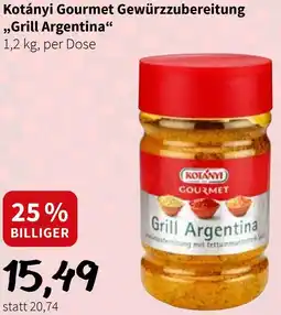 Der Grissemann Kotányi Gourmet Gewürzzubereitung Grill Argentina Angebot
