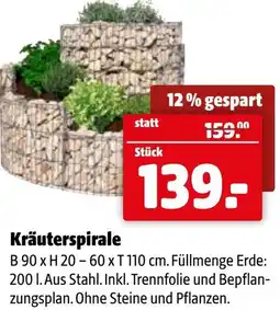 Der Grissemann Kräuterspirale Angebot
