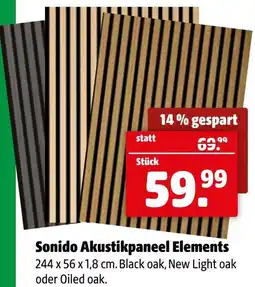 Der Grissemann Sonido Akustikpaneel Elements Angebot
