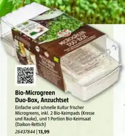 Bauhaus Bio-Microgreen Duo-Box, Anzuchtset Angebot