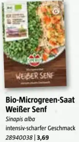 Bauhaus Bio-Microgreen-Saat Weißer Senf Angebot