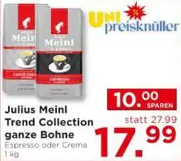 Unimarkt Julius Meinl Trend Collection ganze Bohne Angebot