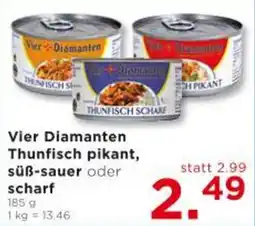Unimarkt Vier Diamanten Thunfisch pikant, süß-sauer oder scharf Angebot