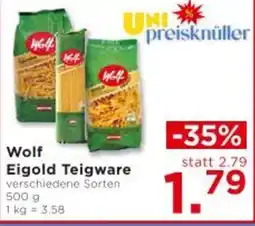 Unimarkt Wolf Eigold Teigware Angebot