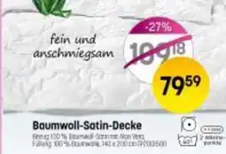 Reiter Baumwollsatin-Decke Karin Angebot