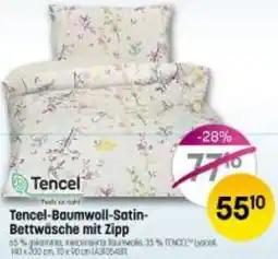 Reiter Tencel-Baumwoll-Satin-Bettwäsche mit Zipp Angebot