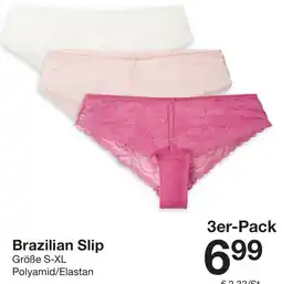 Zeeman Brazilian Slip Angebot