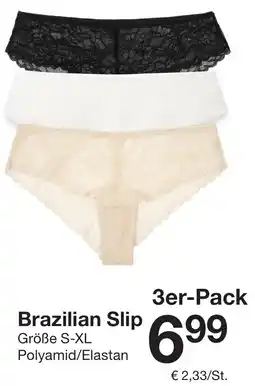 Zeeman Brazilian Slip Angebot
