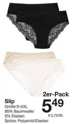 Zeeman Slip Angebot