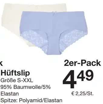 Zeeman Hüftslip Angebot