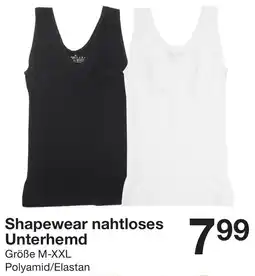 Zeeman Shapewear nahtloses Unterhemd Angebot