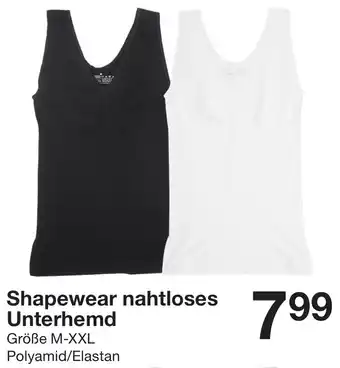 Zeeman Shapewear nahtloses Unterhemd Angebot