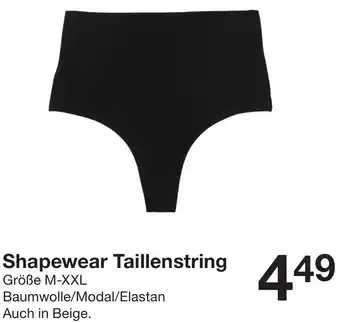 Zeeman Shapewear Taillenstring Angebot