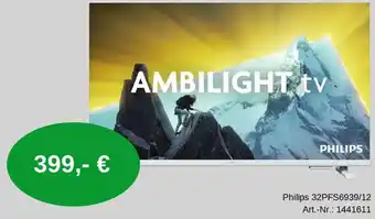 EP Philips 32PFS6939/12 Angebot