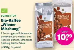 Denn's Biomarkt Sonnentor bio-kaffee wiener mischung Angebot