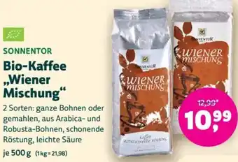 Denn's Biomarkt Sonnentor bio-kaffee wiener mischung Angebot