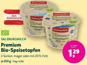 Denn's Biomarkt SalzburgMilch Premium Speisetopfen Angebot