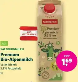 Denn's Biomarkt SalzburgMilch Premium BioAlpenmilch 3.5% Fett Latte Biologico Intero Alpenmilch Angebot