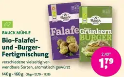 Denn's Biomarkt BAUCK MÜHLE Bio-Falafel- und -Burger- Fertigmischung Angebot