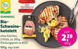Denn's Biomarkt SONNBERG Bio Schweine kotelett Angebot