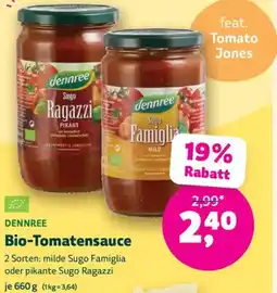 Denn's Biomarkt DENNREE BioBio-Tomatensauce Tomatensauce Angebot