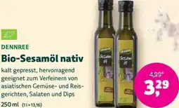Denn's Biomarkt DENNREE Bio Sesamöl nativ Angebot