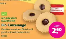 Denn's Biomarkt BIO-BÄCKEREI MAURACHER Bio Linzerauge Angebot