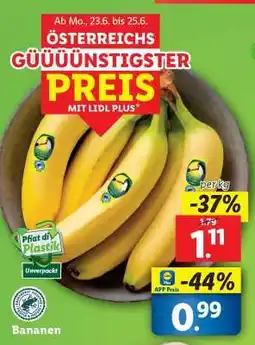 Lidl BANANEN Angebot