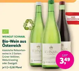 Denn's Biomarkt WEINGUT SCHNABL Bio Wein aus Österreich Angebot