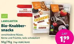 Denn's Biomarkt LANDGARTEN Bio Knabbersnacks Angebot
