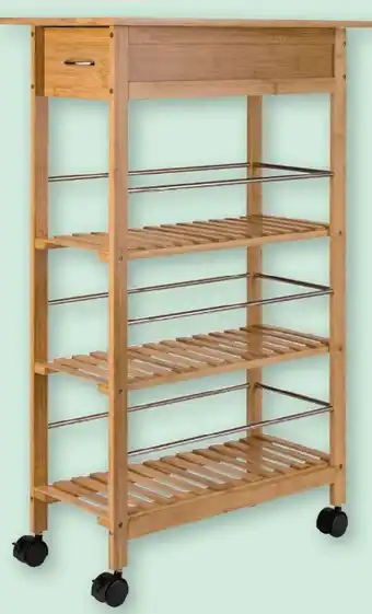 Lidl Livarno Home Bambus Nischenwagen Angebot