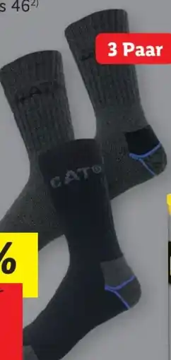 Lidl CAT Herren Arbeitssocken Angebot