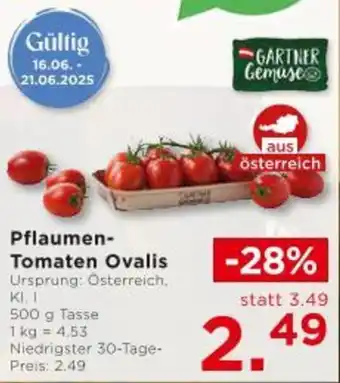 Unimarkt Pflaumen- Tomaten Ovalis Angebot