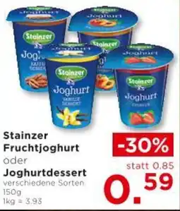 Unimarkt Stainzer Fruchtjoghurt oder Joghurtdessert Angebot