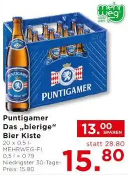 Unimarkt Puntigamer Das bierige Bier Kiste Angebot