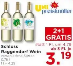 Unimarkt Schloss Raggendorf Wein Angebot