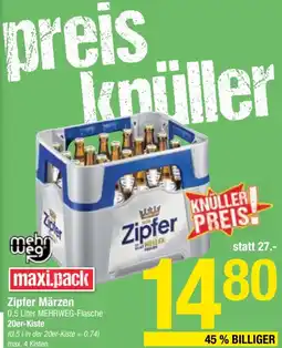 Maximarkt Zipfer Märzen Angebot