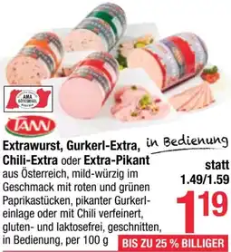 Maximarkt Extrawurst, Gurkerl-Extra, Chili-Extra oder Extra-Pikant Angebot