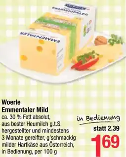 Maximarkt Woerle Emmentaler Mild Angebot