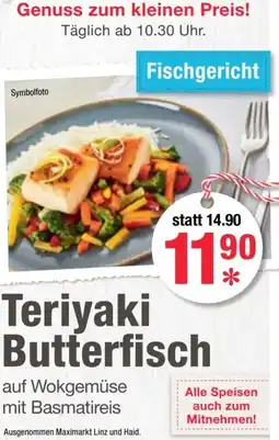 Maximarkt Teriyaki Butterfisch Angebot