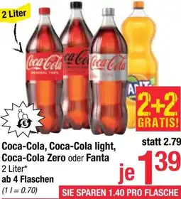 Maximarkt Coca-Cola, Coca-Cola light, Coca-Cola Zero oder Fanta Angebot
