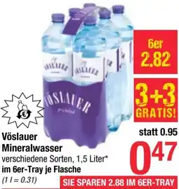 Maximarkt Vöslauer Mineralwasser Angebot