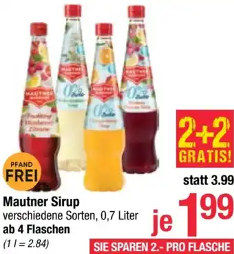 Maximarkt Mautner Sirup Angebot