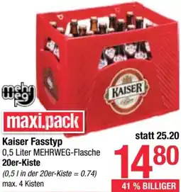 Maximarkt Kaiser Fasstyp Angebot