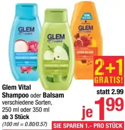 Maximarkt Glem Vital Shampoo oder Balsam Angebot