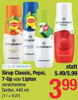 Maximarkt Sirup Classic, Pepsi, 7-Up oder Lipton Angebot
