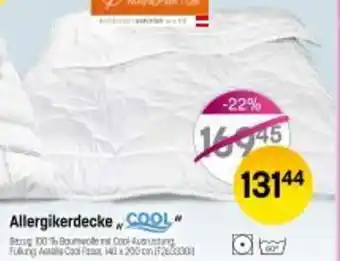 Reiter Allergikerdecke Angebot